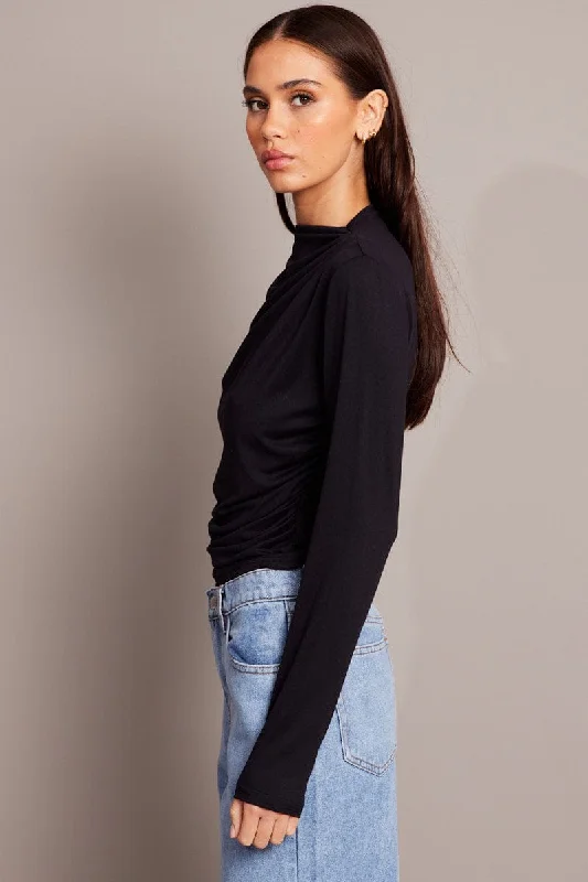 Black Supersoft Top Long Sleeve