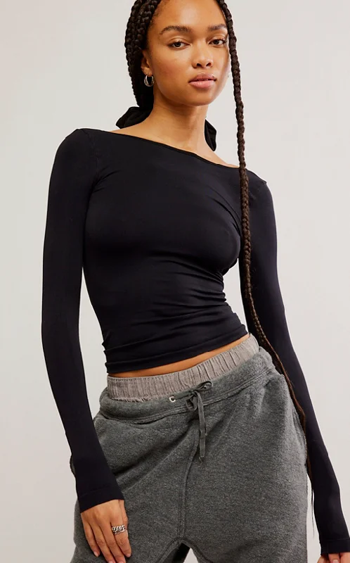 Clean Lines Long Sleeve Top by Free People