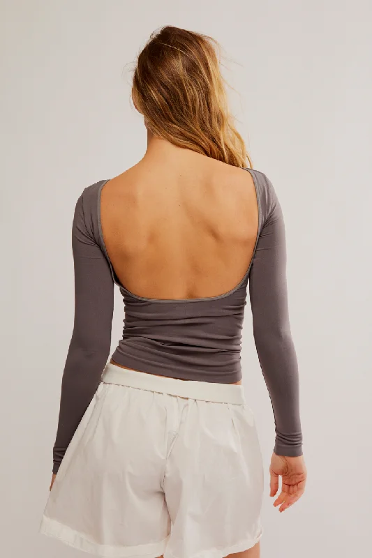 Clean Lines Long Sleeve Top by Free People